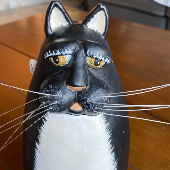 Lot of 2 Vintage Vicki Thomas Gourd Shaped Cats Enesco Corporation 1997 - Picture 5 of 8